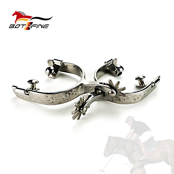 Stainless Steel Western Spurs