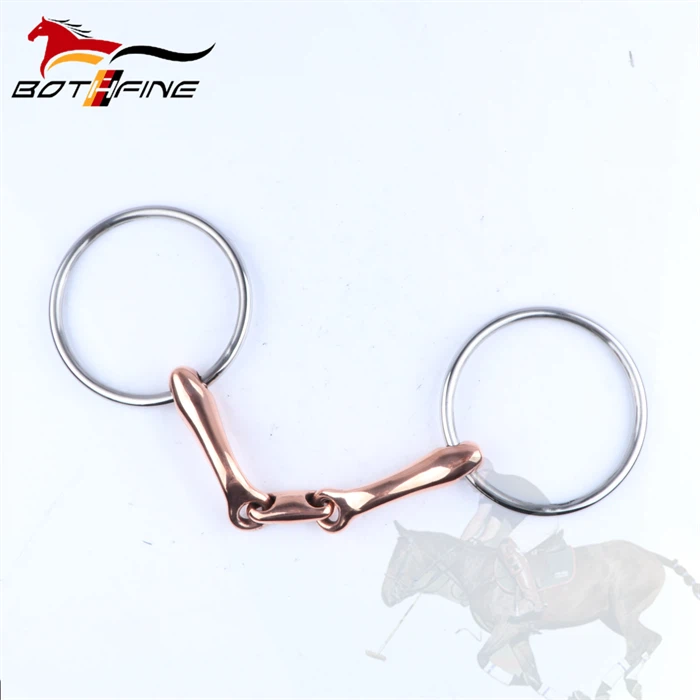 Copper Mouth Oval Link Loose Ring Snaffle Bit price